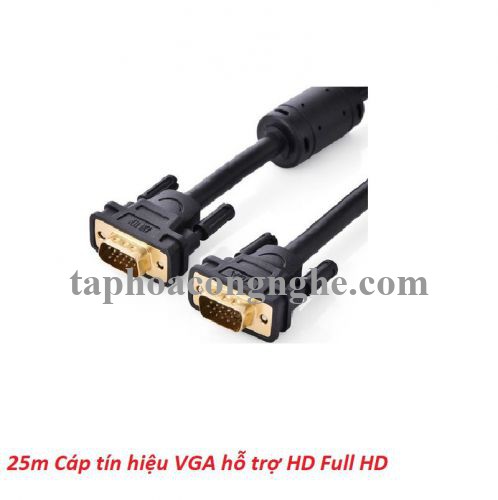 Ugreen 11639 25m Cáp tín hiệu VGA hỗ trợ HD Full HD VG101 30011639
